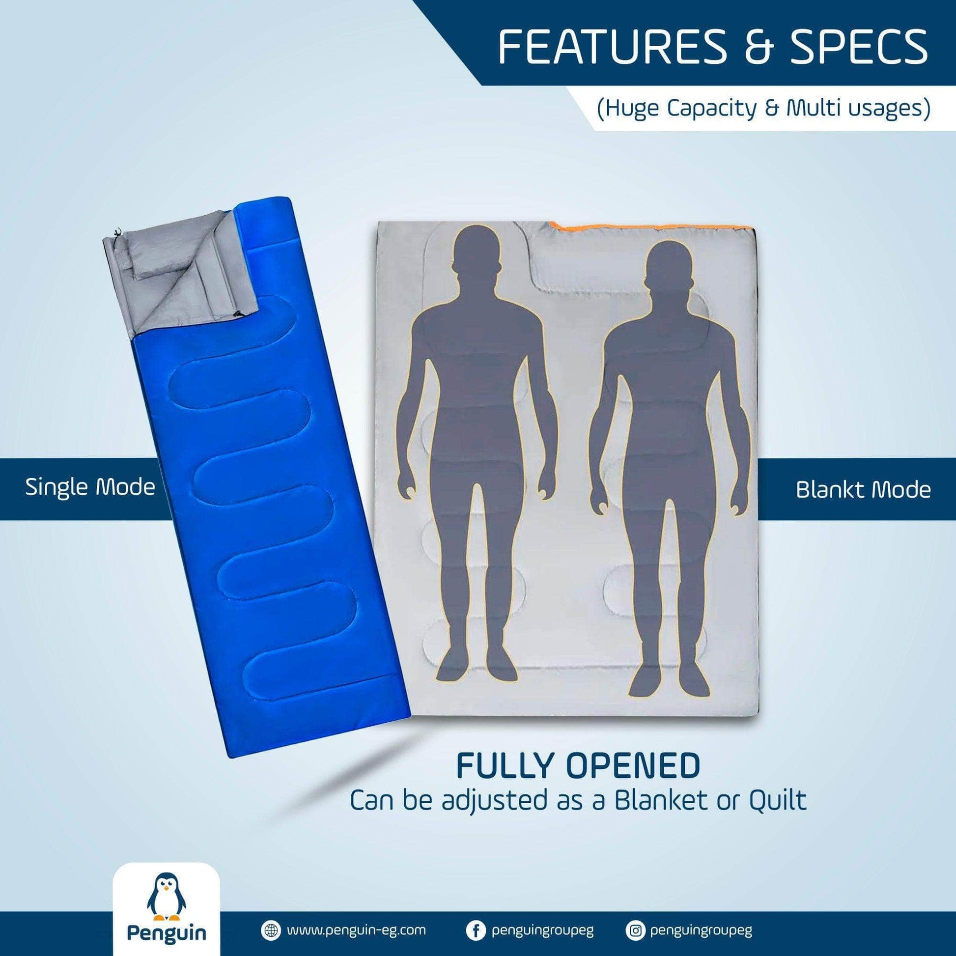 Penguin Camping & Hiking Premium Sleeping Bag
