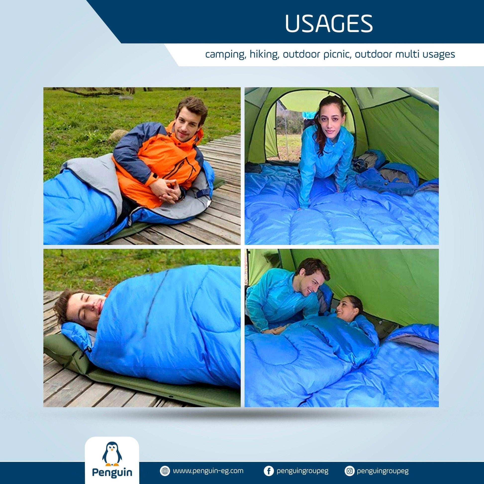 Penguin Camping & Hiking Premium Sleeping Bag
