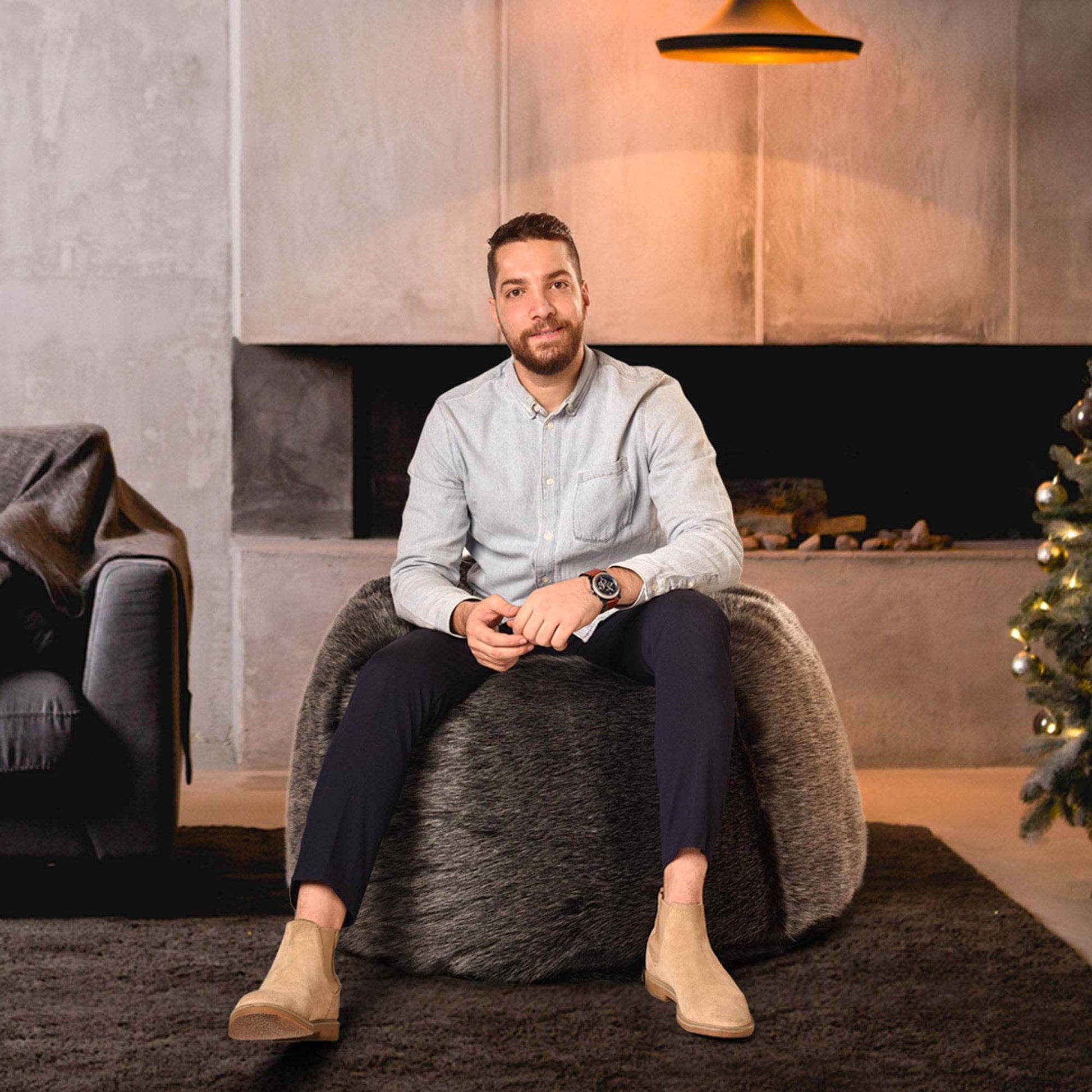 Penguin Group Bean Bags Exotic Fur Bean Bag