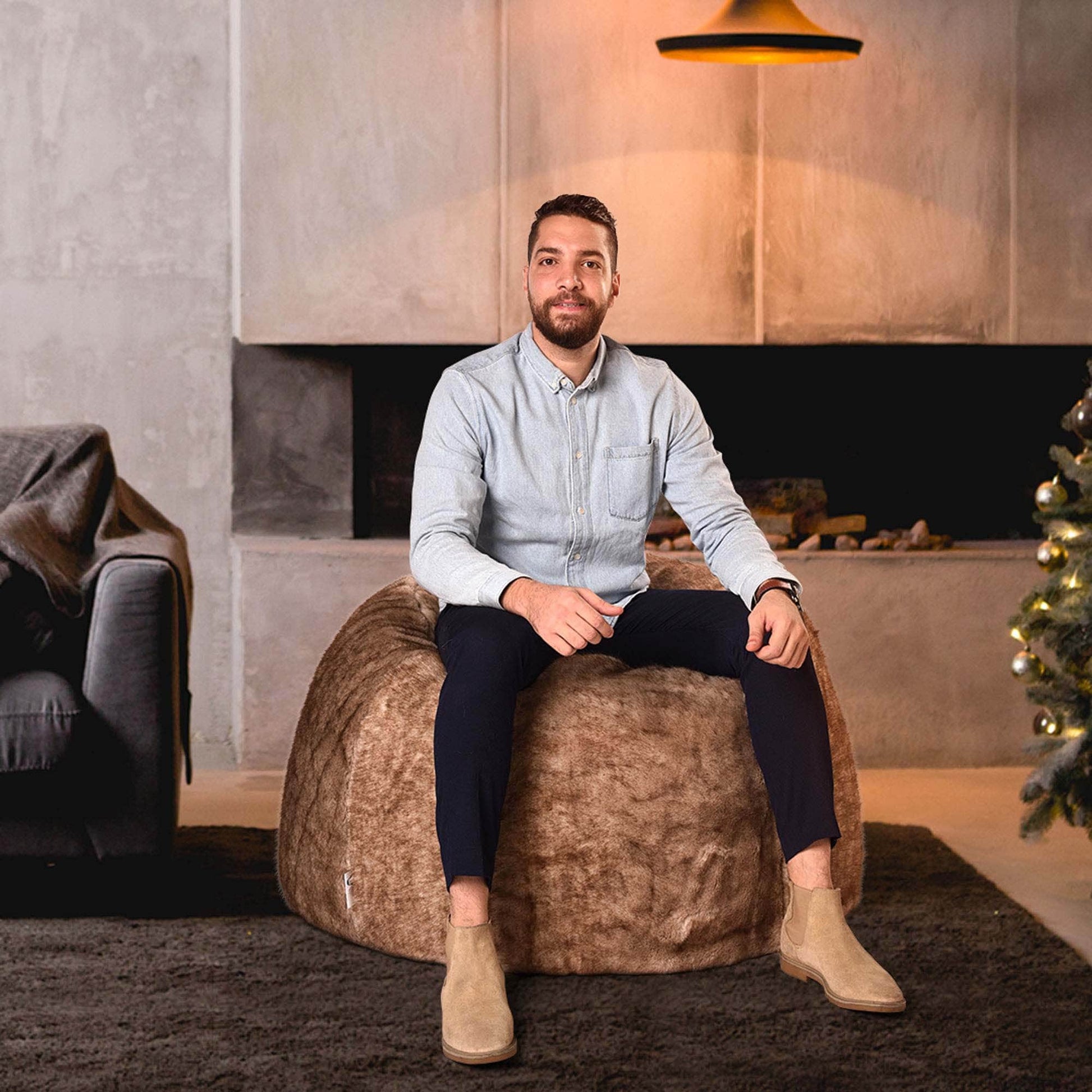 Penguin Group Bean Bags Exotic Fur Bean Bag