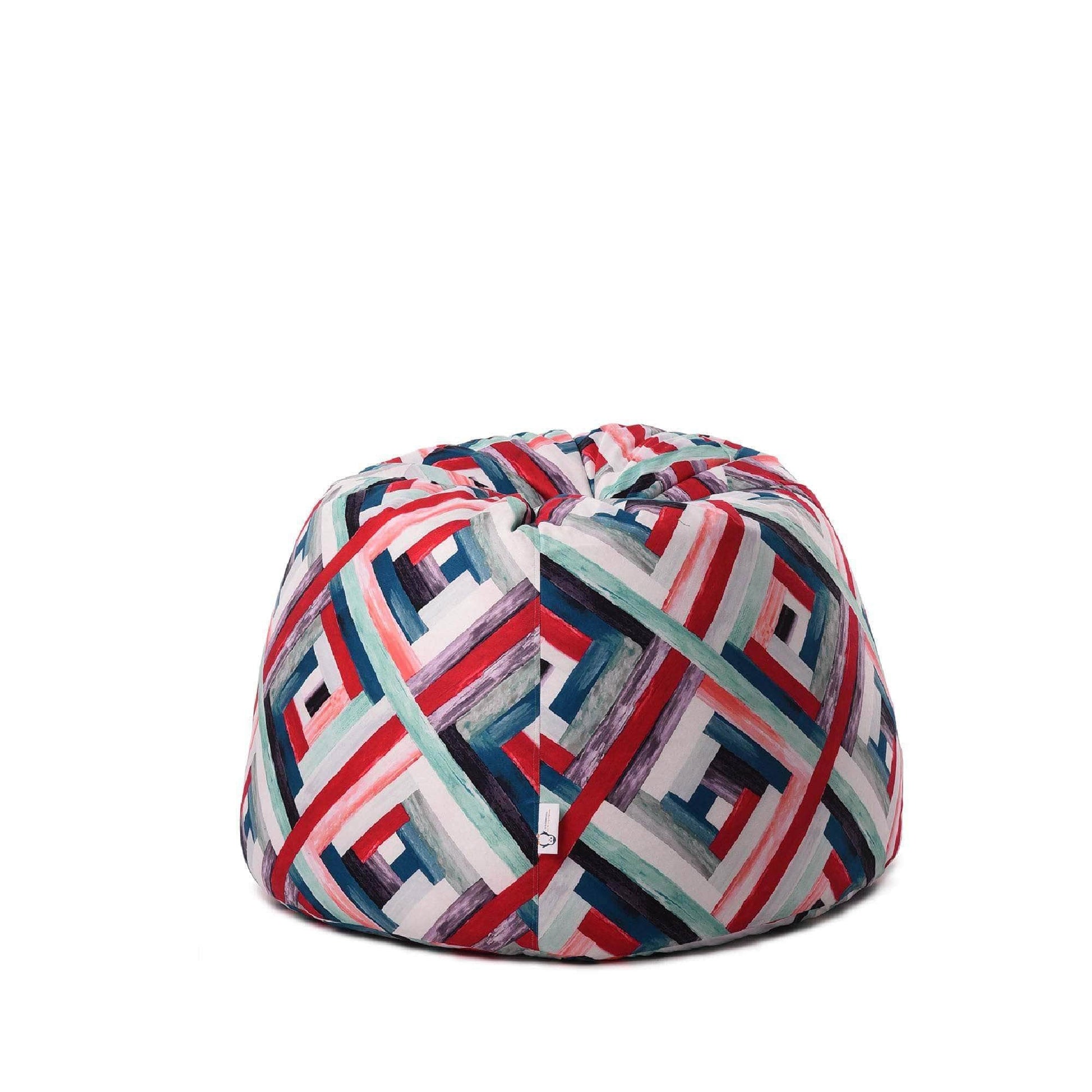 Penguin Group Bean Bags Greenyblue Diamond Velvet Patterned Bean bag