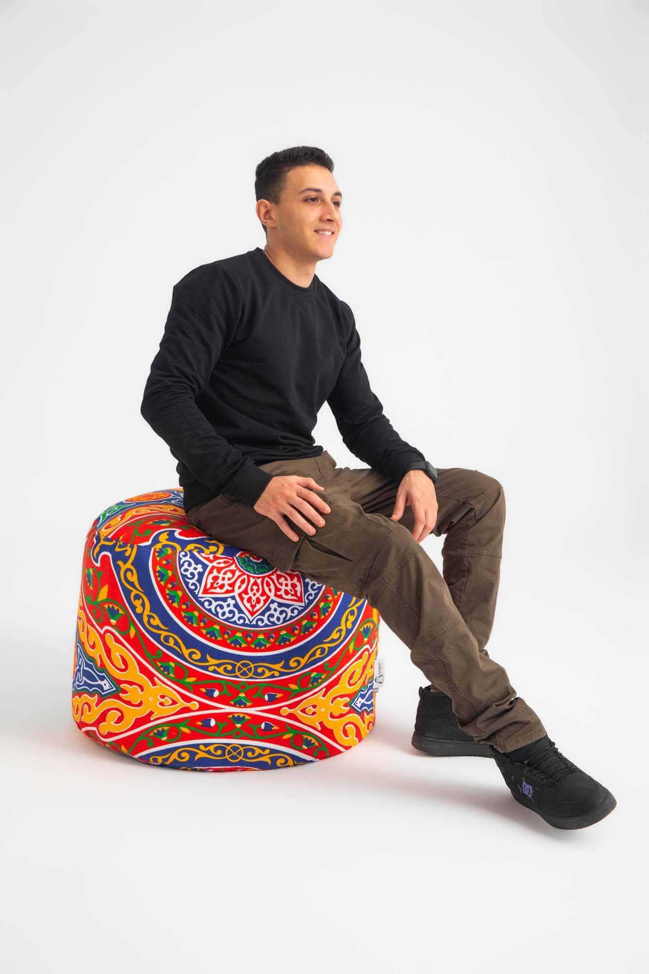 Penguin Group Bean Bags Linen Bean Bag Puff  - 80*60