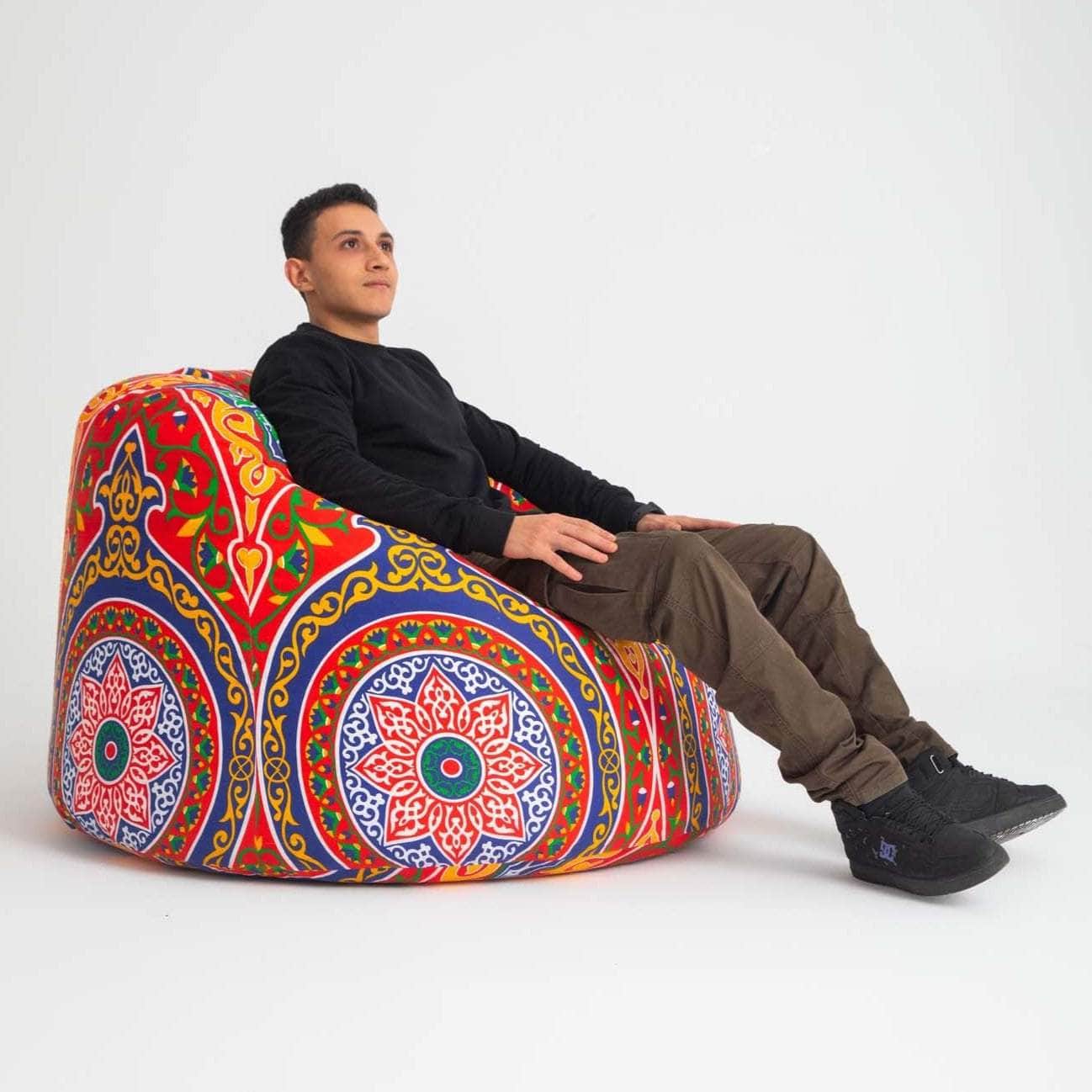 Penguin Group Bean Bags Linen Relax Printed Bean Bag - 109*60