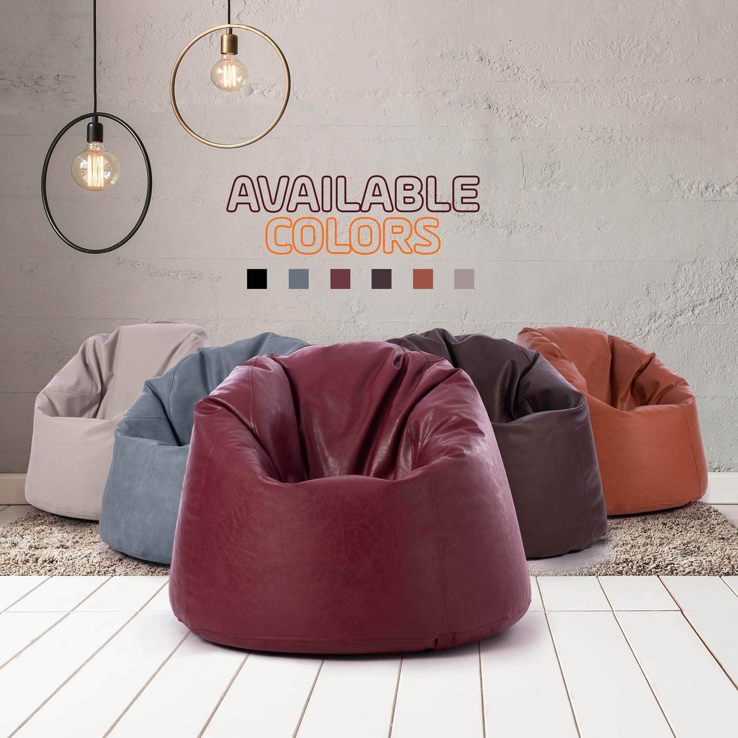 Penguin Group Bean Bags Premium Leather Bean Bag