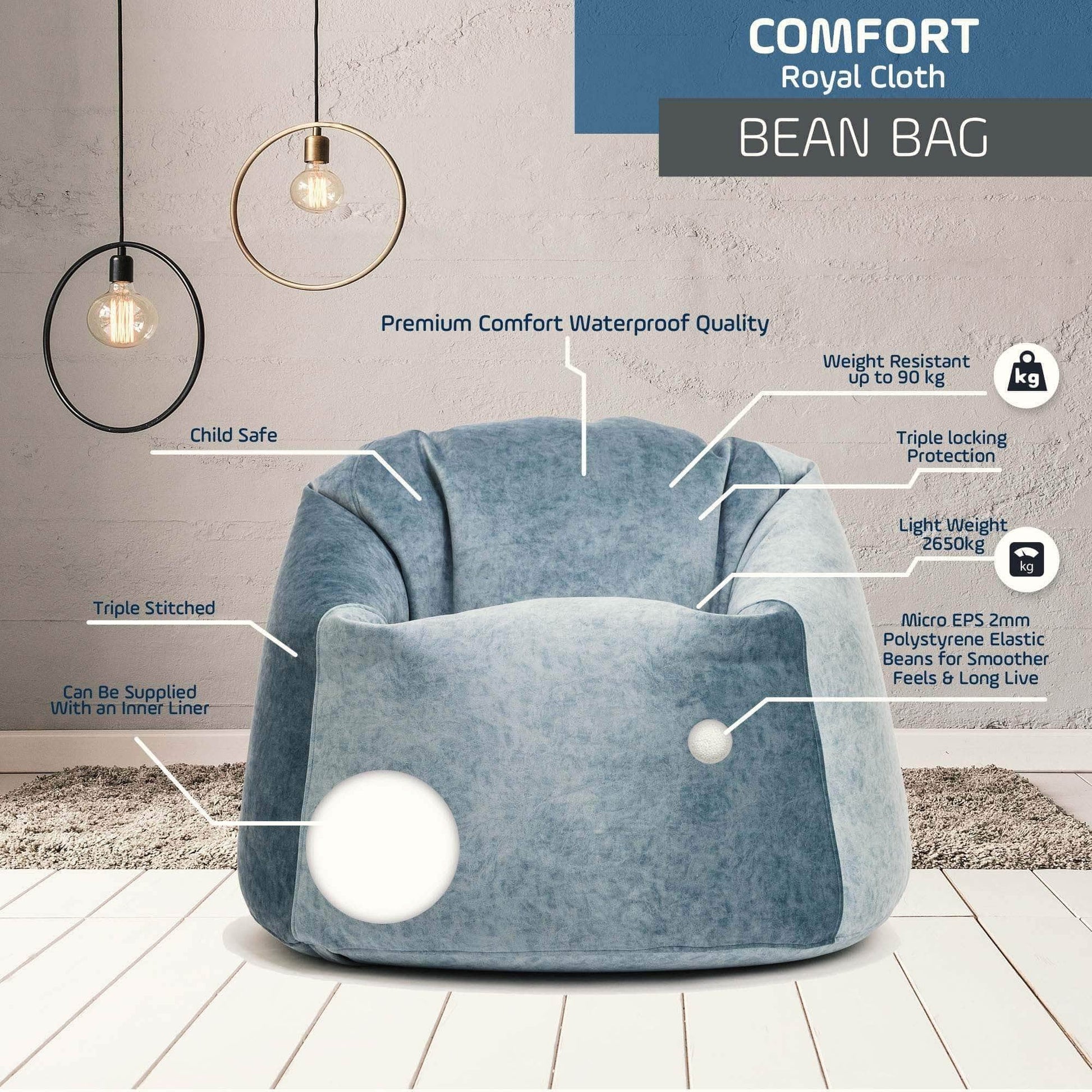 Penguin Group Bean Bags Royal Cloth Bean bag