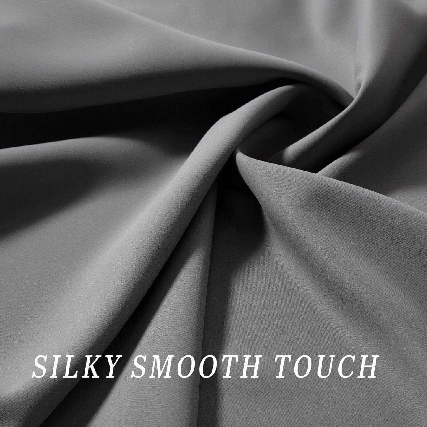 Penguin Group Curtains Grey Velvet RikTig curtain