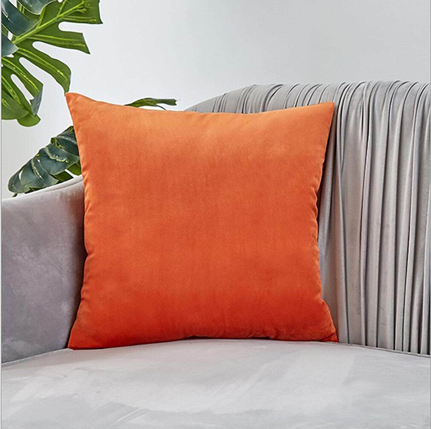 Penguin Group Solid Velvet Throw Pillows