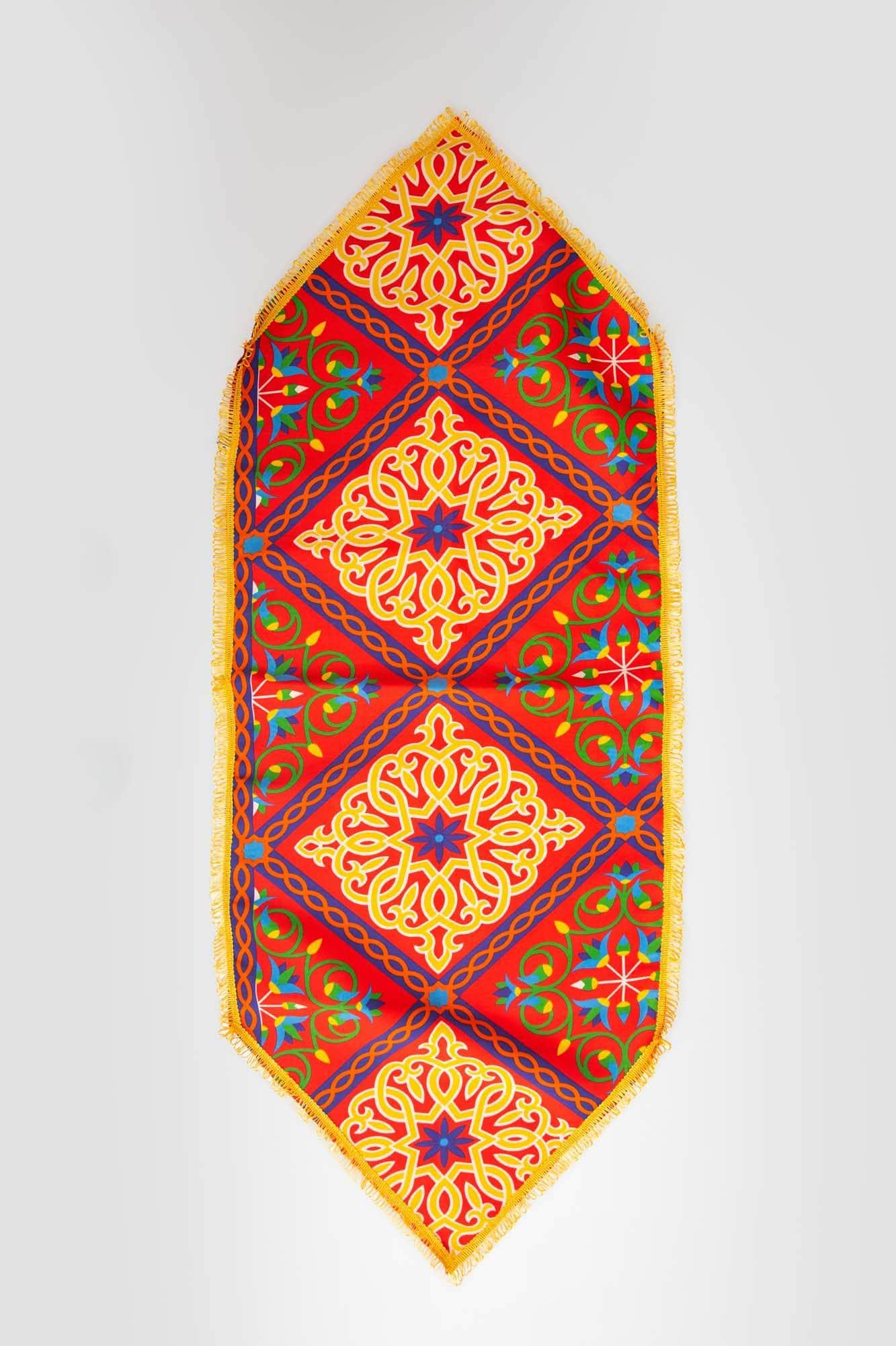 Penguin Group Table Runners Linen Golden Tassel Fringe Table Runner  - 160*60 cm