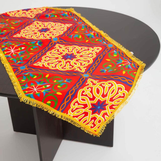 Penguin Group Table Runners Linen Golden Tassel Fringe Table Runner  - 160*60 cm