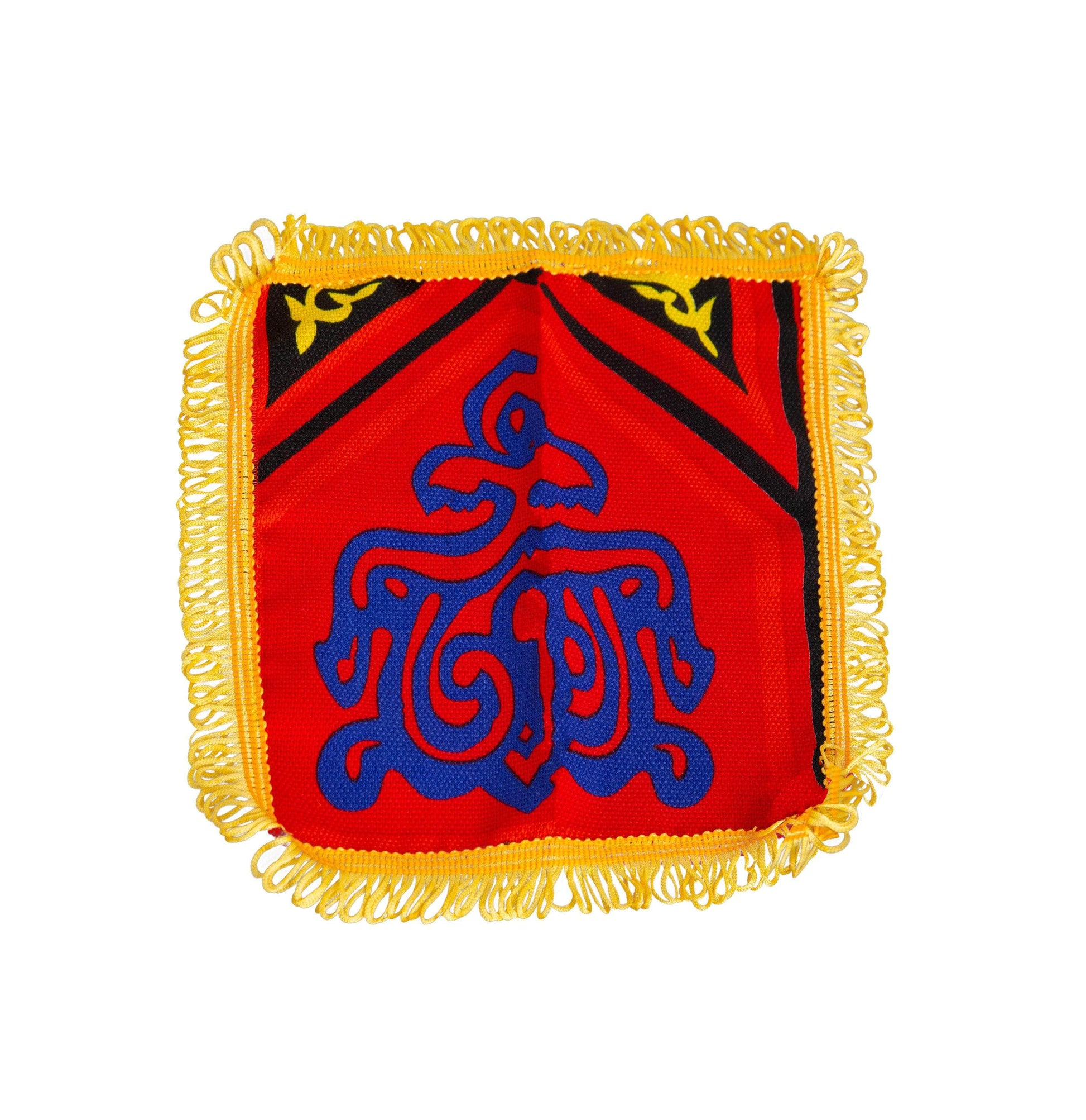 Penguin Group Table Runners Linen SQ. Golden Tassel Fringe Table Runner  - 25*25 cm