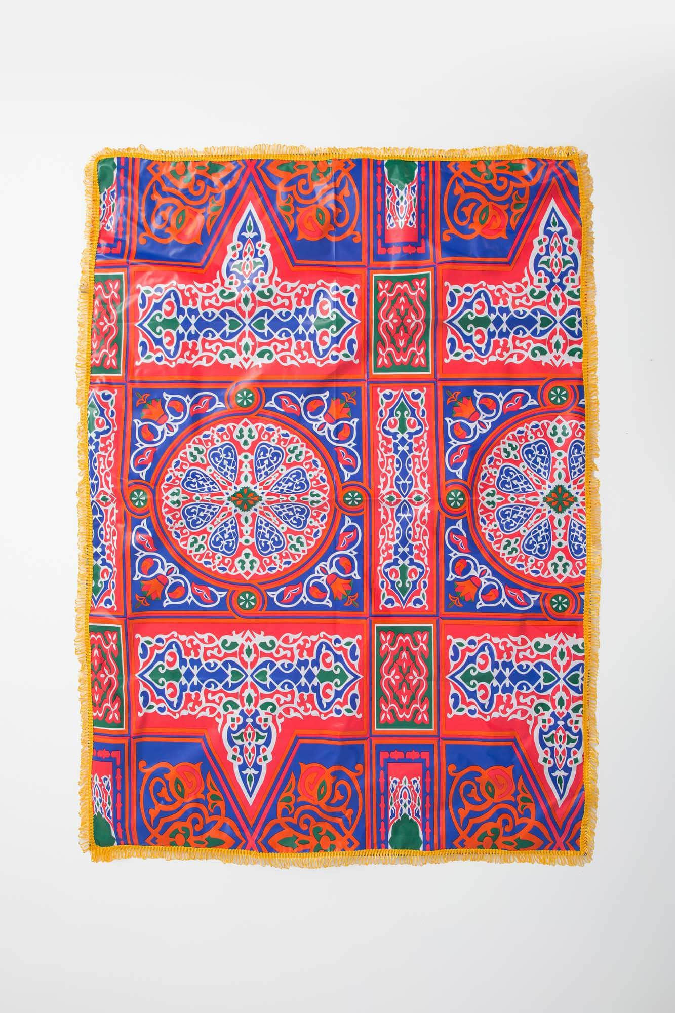 Penguin Group Tablecloth Plastic Golden Tassel fringe Tablecloth - 100*135