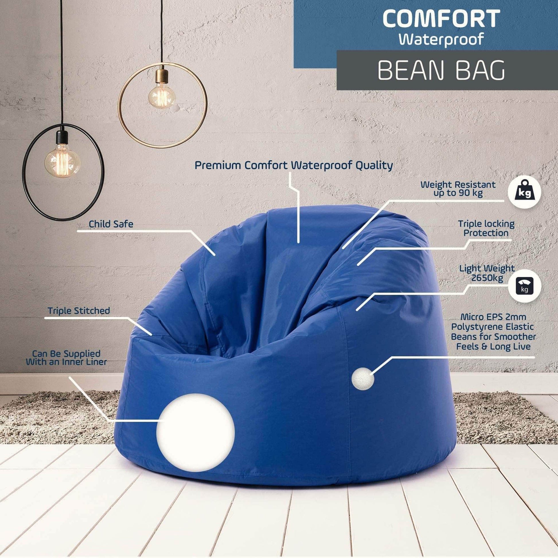 Penguin Group Waterproof Bean Bags Comfort Waterproof Bean bag