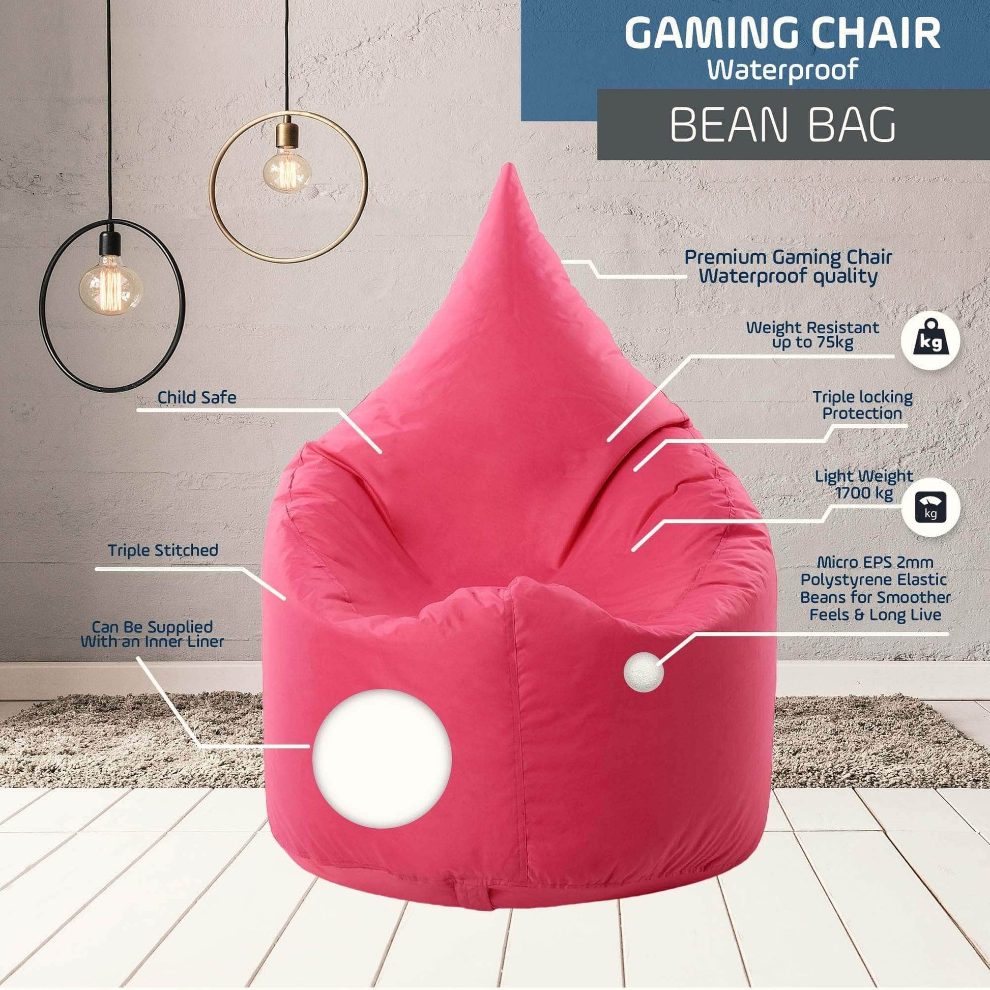 Penguin Group Waterproof Bean Bags Gaming Chair Bean Bag