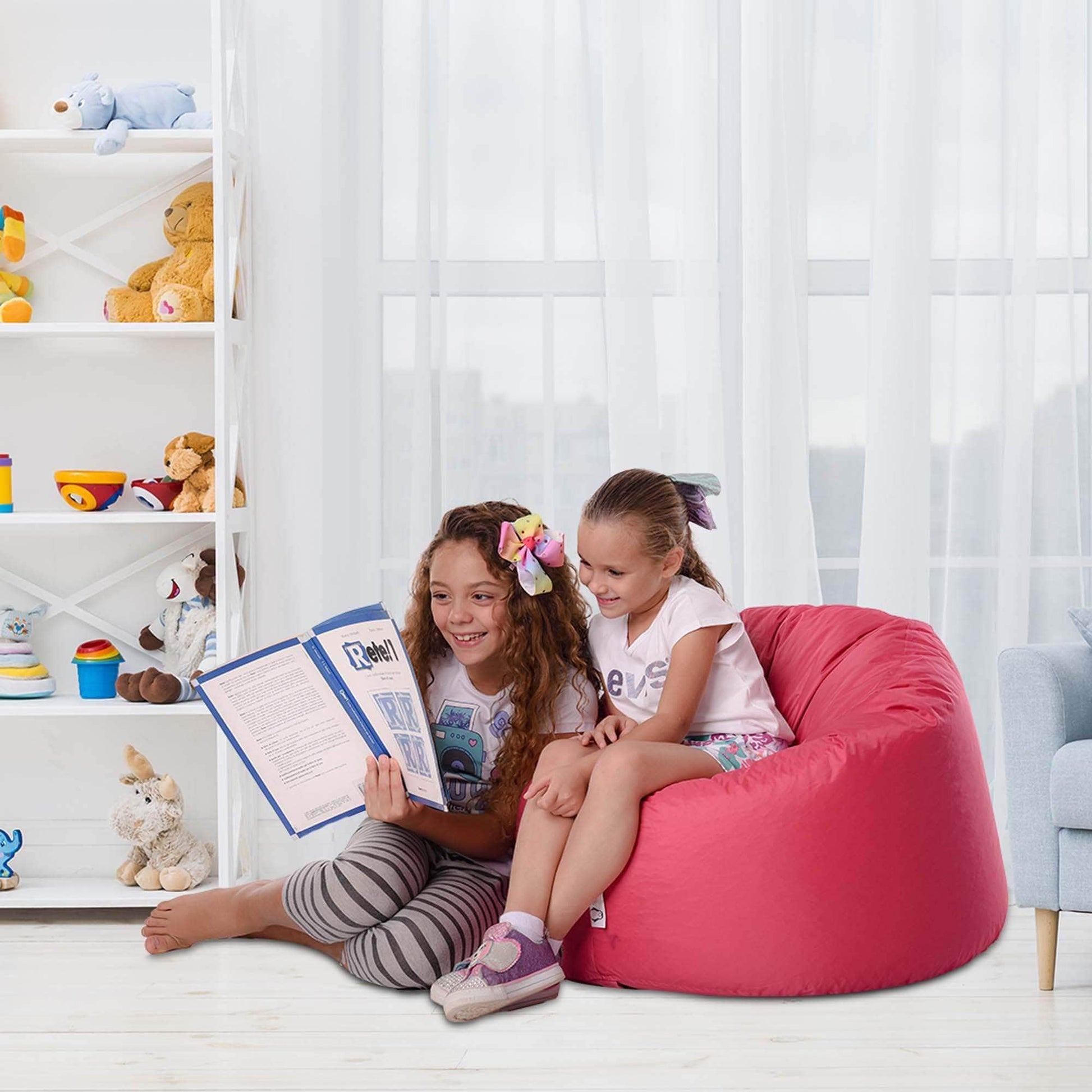 Penguin Group Waterproof Bean Bags Pink Chair Waterproof Bean bag