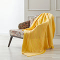 Crinkle Gauze Muslin 100%Cotton Throw Blanket 51x67" 4 layer