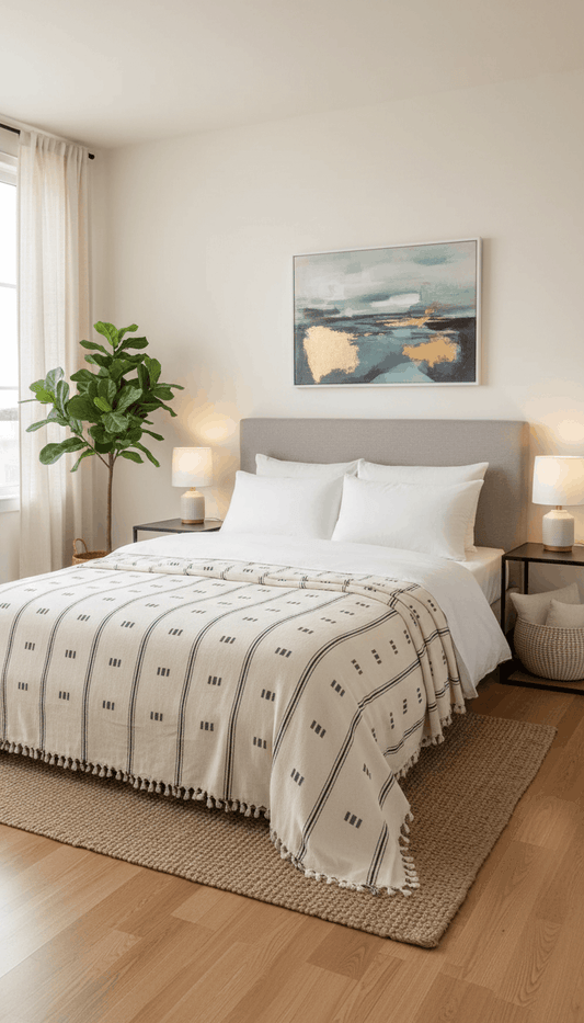 Bedspread Turkish Cotton Blanket Cover Summer Coverlet Throw