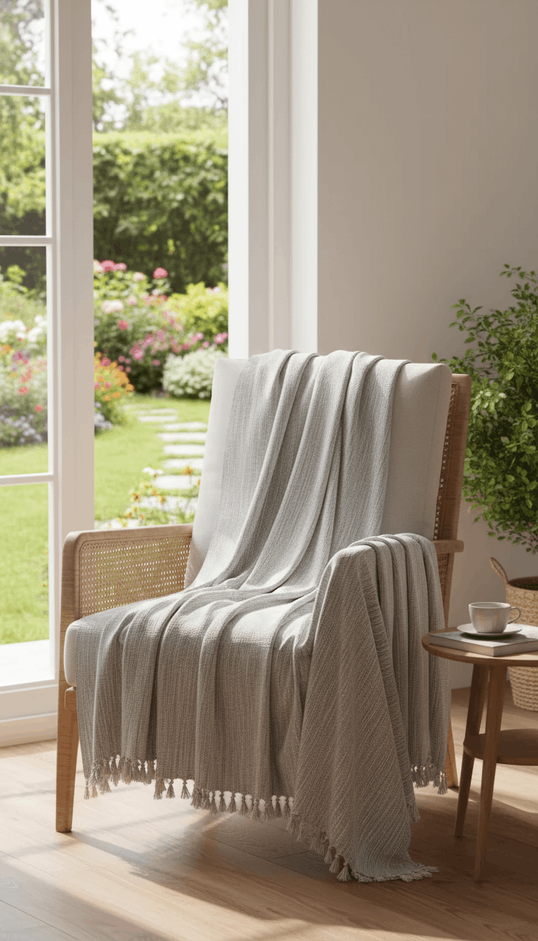 Bedspread TurkishCotton Blanket bed Cover Coverlet Farmhouse - Basic