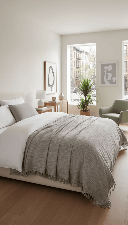 Bedspread TurkishCotton Blanket bed Cover Coverlet Farmhouse - Basic