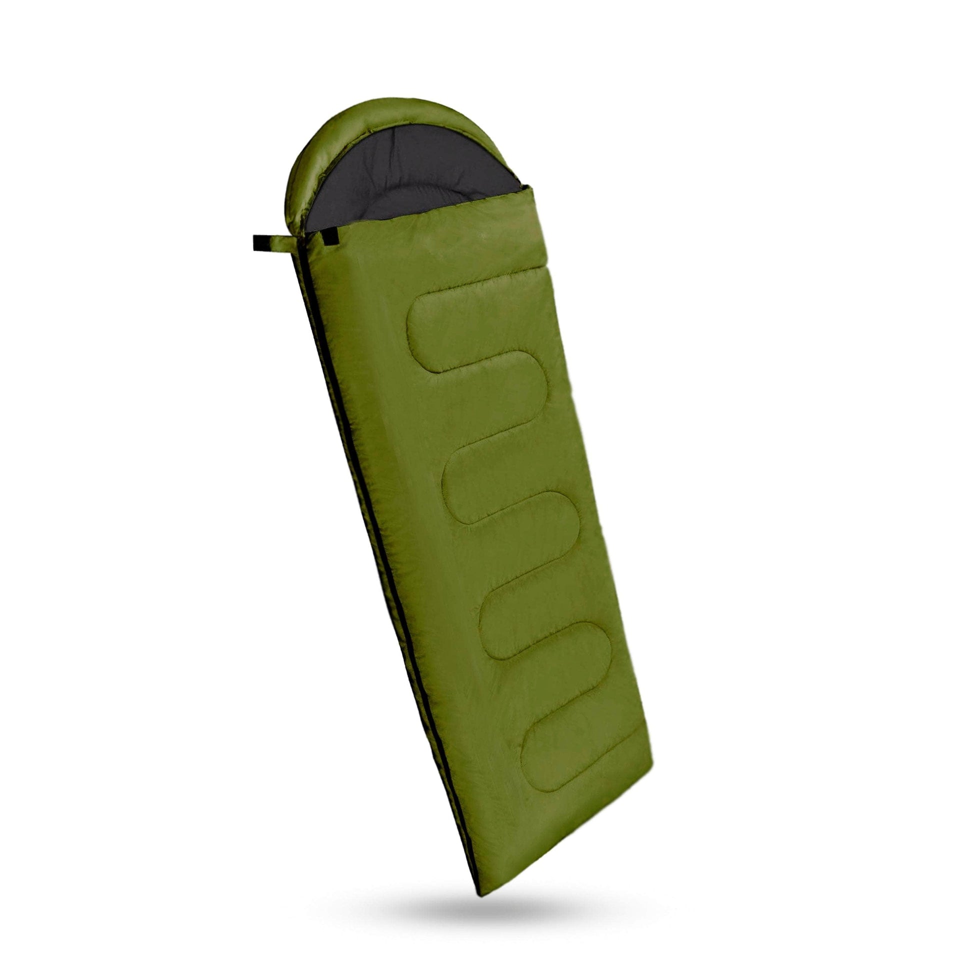 Penguin Camping & Hiking L (W 100 × H 210) cm / Oil-Green Special Capuchin Sleeping Bag