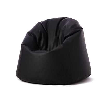 Penguin Group Bean Bags Black Premium Leather Bean Bag