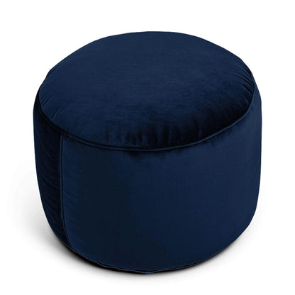 Penguin Group Bean Bags Darkblue / Medium ( 30 H × 40 D) Velvet Pouf Beanbag