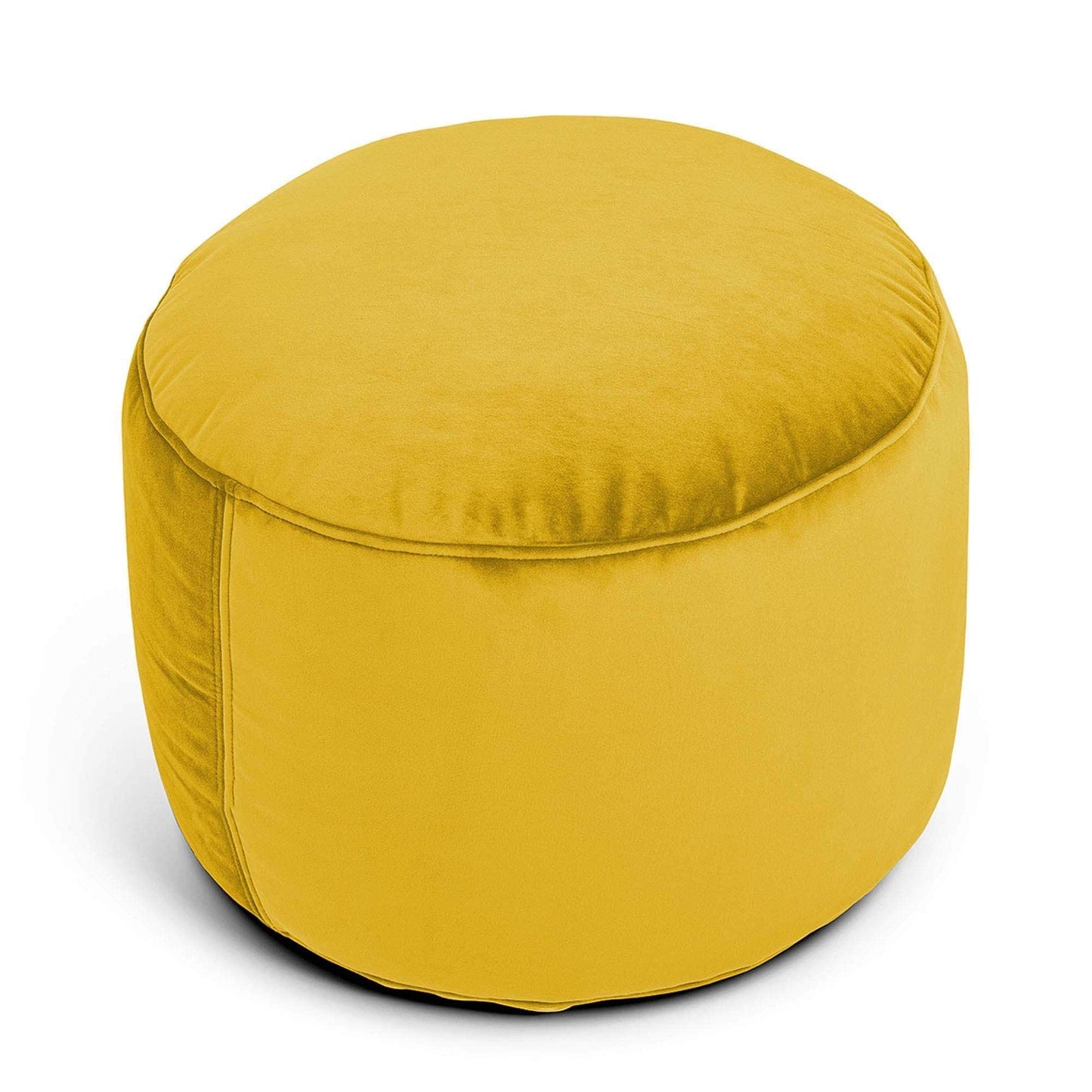 Penguin Group Bean Bags Gold honey / Medium ( 30 H × 40 D) Velvet Pouf Beanbag