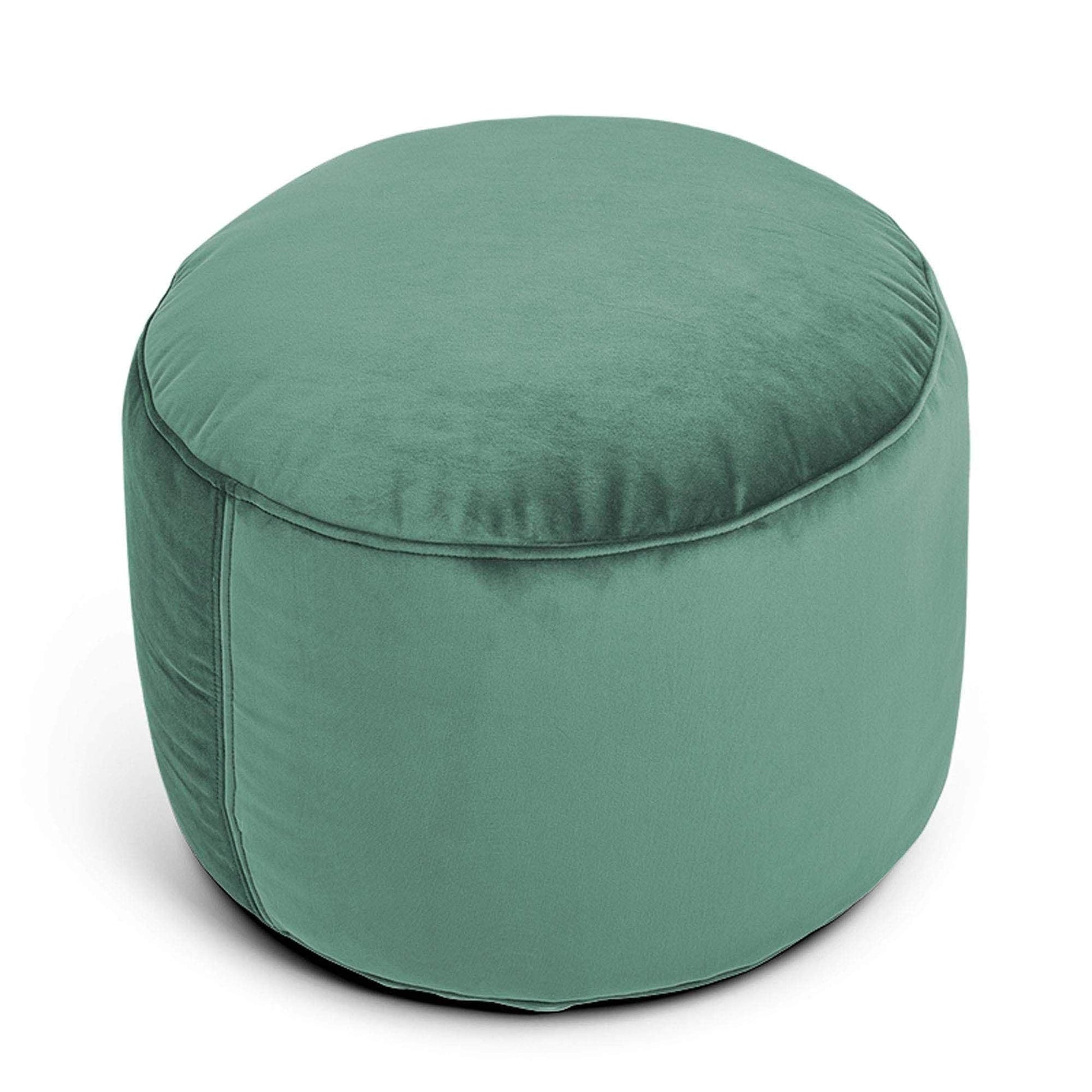 Penguin Group Bean Bags Sage / Medium ( 30 H × 40 D) Velvet Pouf Beanbag