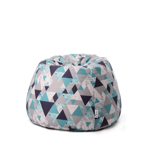 Penguin Group Bean Bags Triangle Velvet Patterned Bean bag