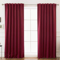 Dark Red Velvet RikTig curtain