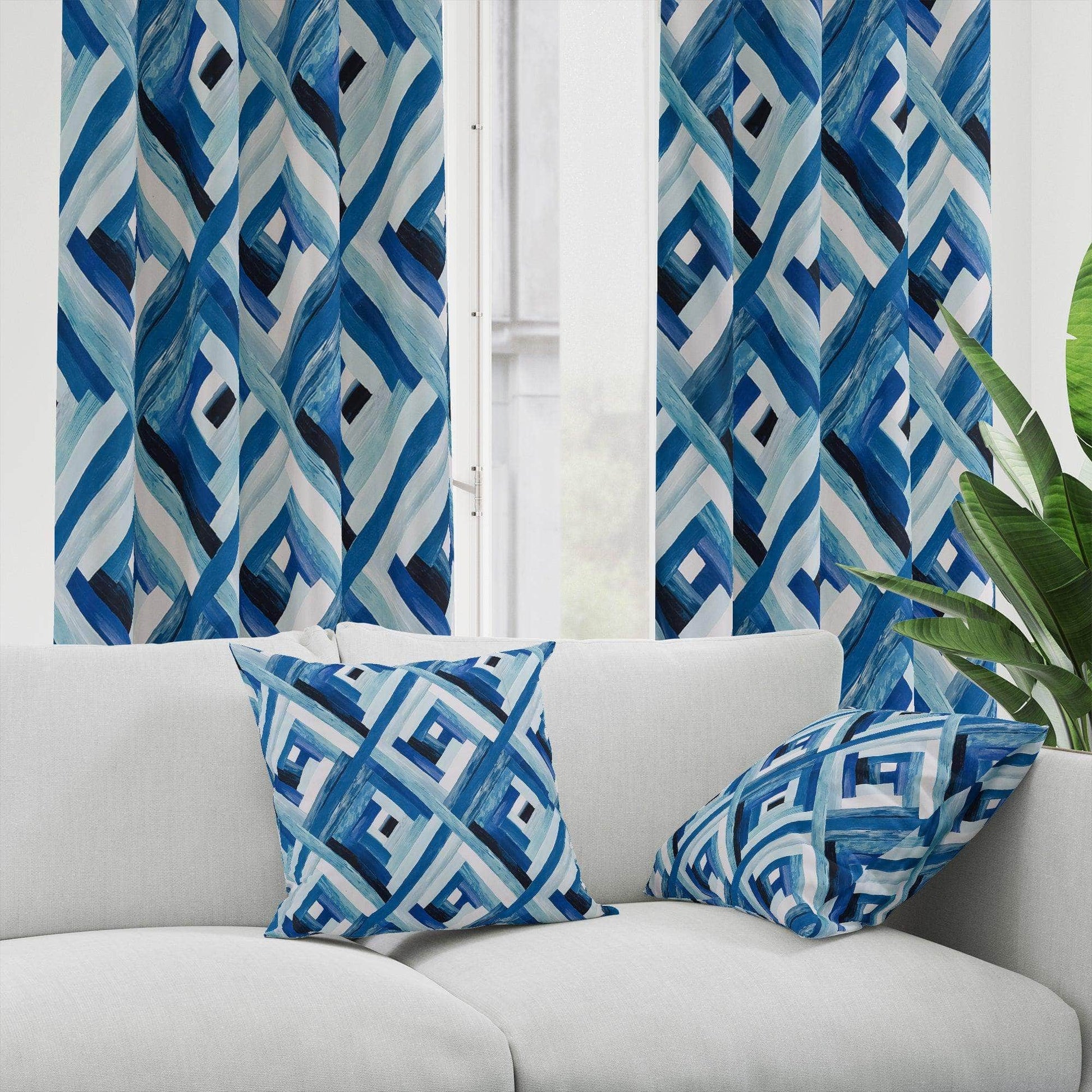 Penguin Group Curtains Blue Diamond Rik-Tig Curtain