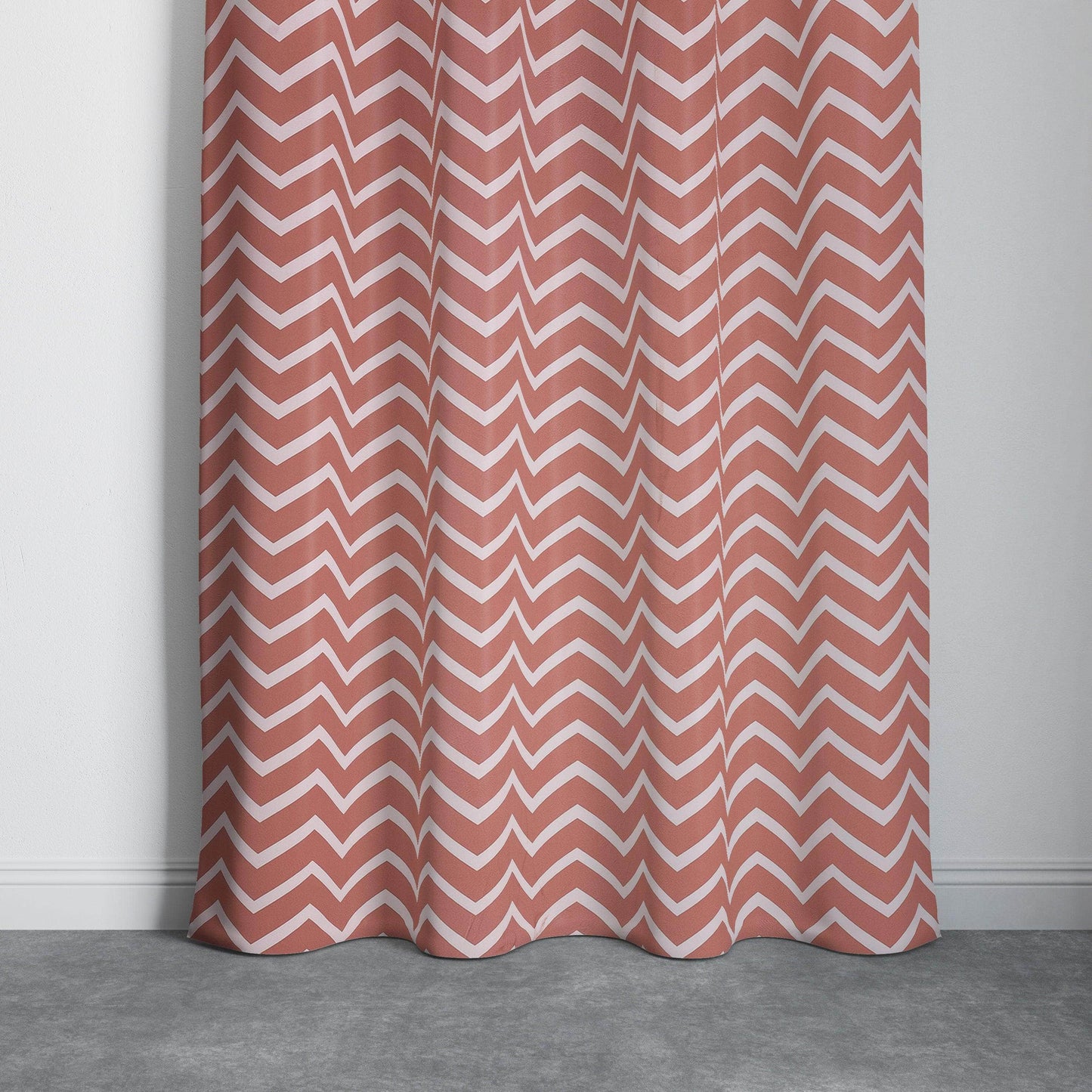Penguin Group Curtains Brown Zigzag Rik-Tig Curtain