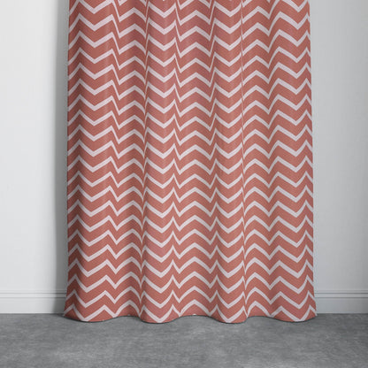 Penguin Group Curtains Brown Zigzag Rik-Tig Curtain