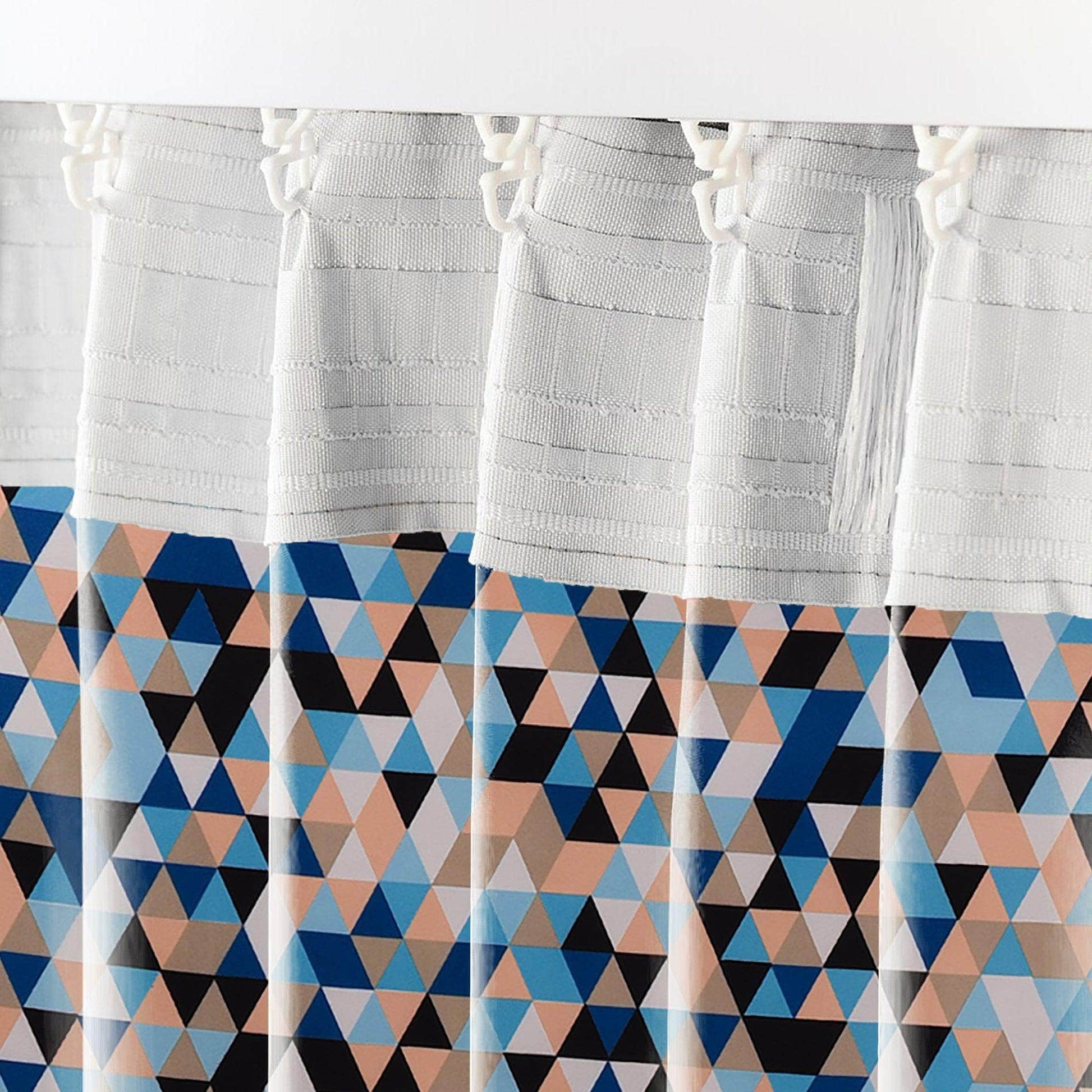 Penguin Group Curtains Cyan Velvet Broken Glass Rik-Tig Curtain