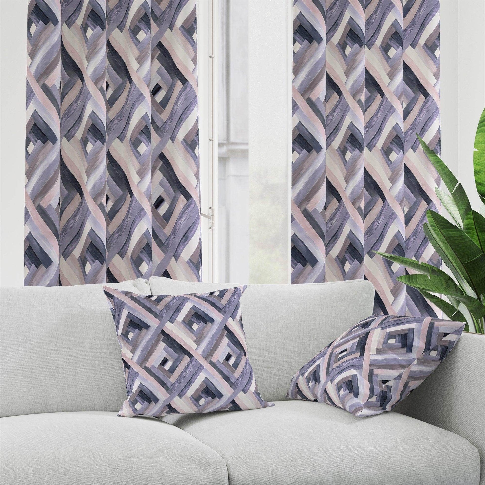 Penguin Group Curtains Grey Diamond Rik-Tig Curtain