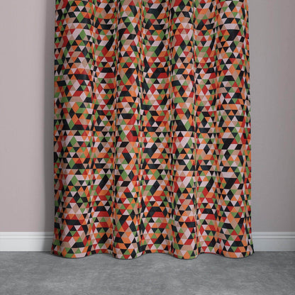 Penguin Group Curtains Magenta Velvet Broken Glass Rik-Tig Curtain