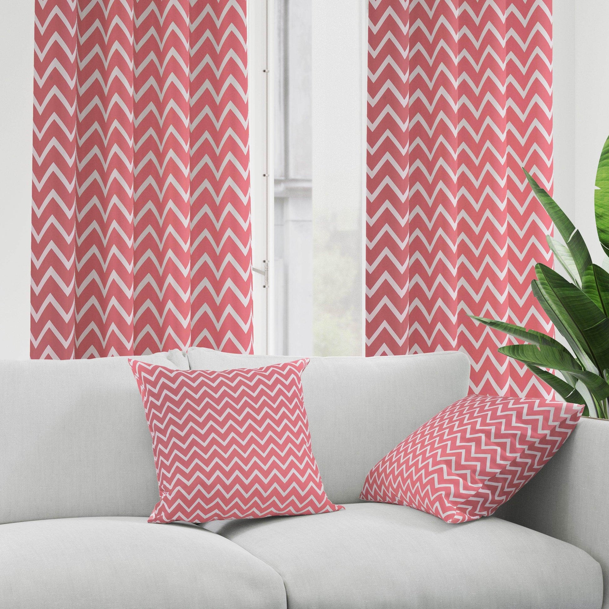 Penguin Group Curtains Pinky Zigzag Rik-Tig Curtain