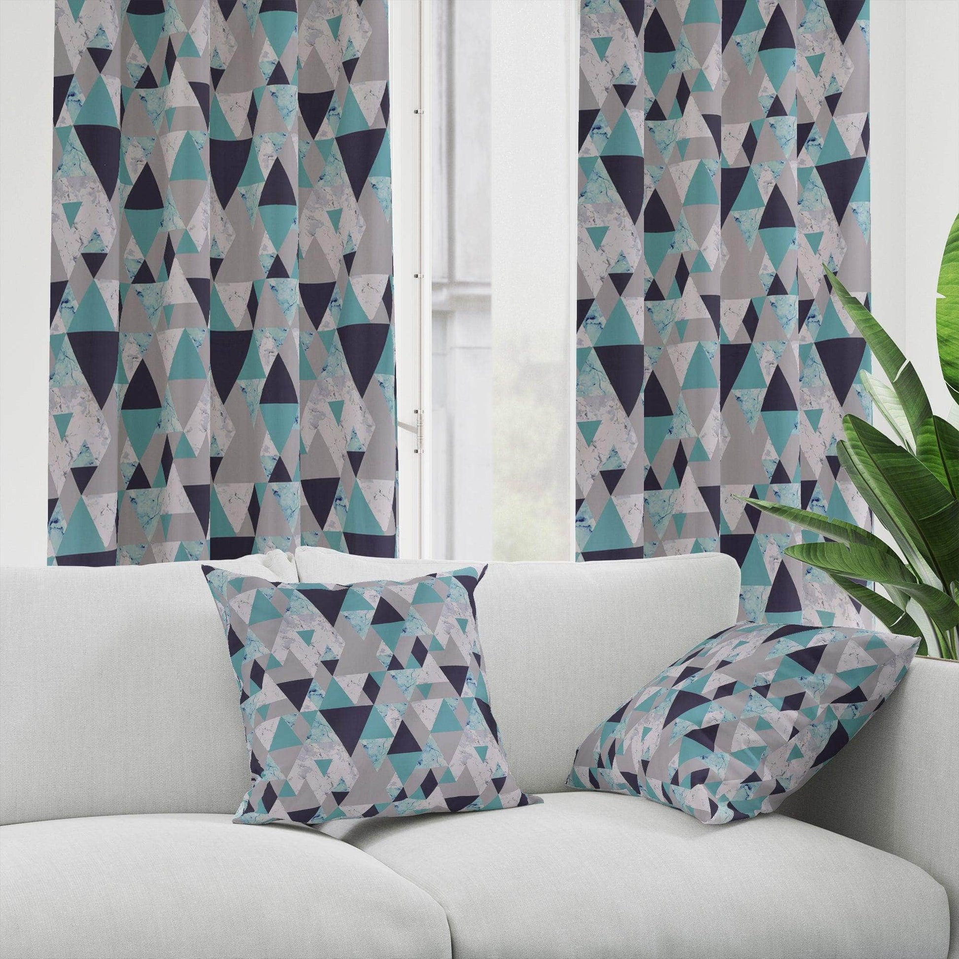 Penguin Group Curtains Triangle Velvet Rik-Tig Curtain