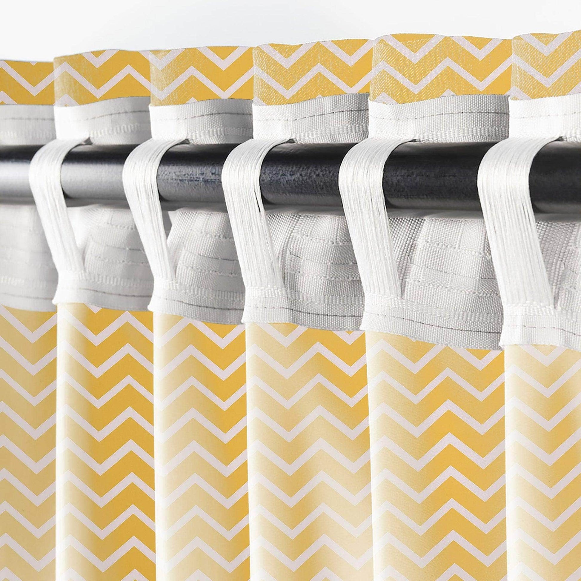 Penguin Group Curtains Yellow Zigzag Rik-Tig Curtain