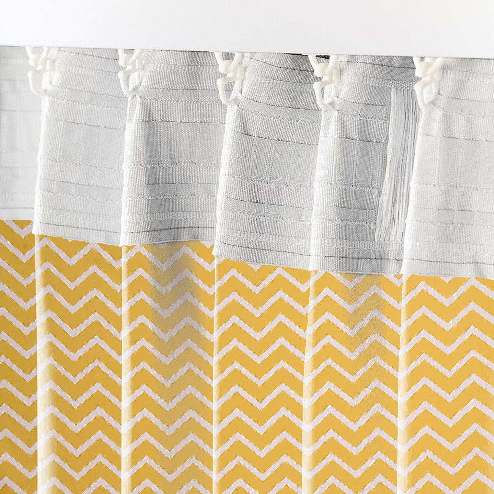 Penguin Group Curtains Yellow Zigzag Rik-Tig Curtain