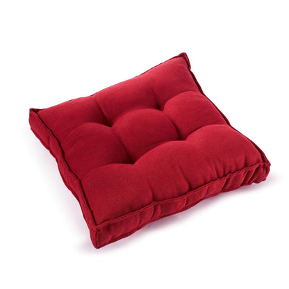 Penguin Group Cushions Darkred Cotton Square Cushion 45×45×7 cm