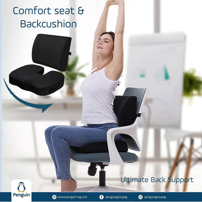 Penguin Group Cushions Lumbar & Coccyx Seat Cushion