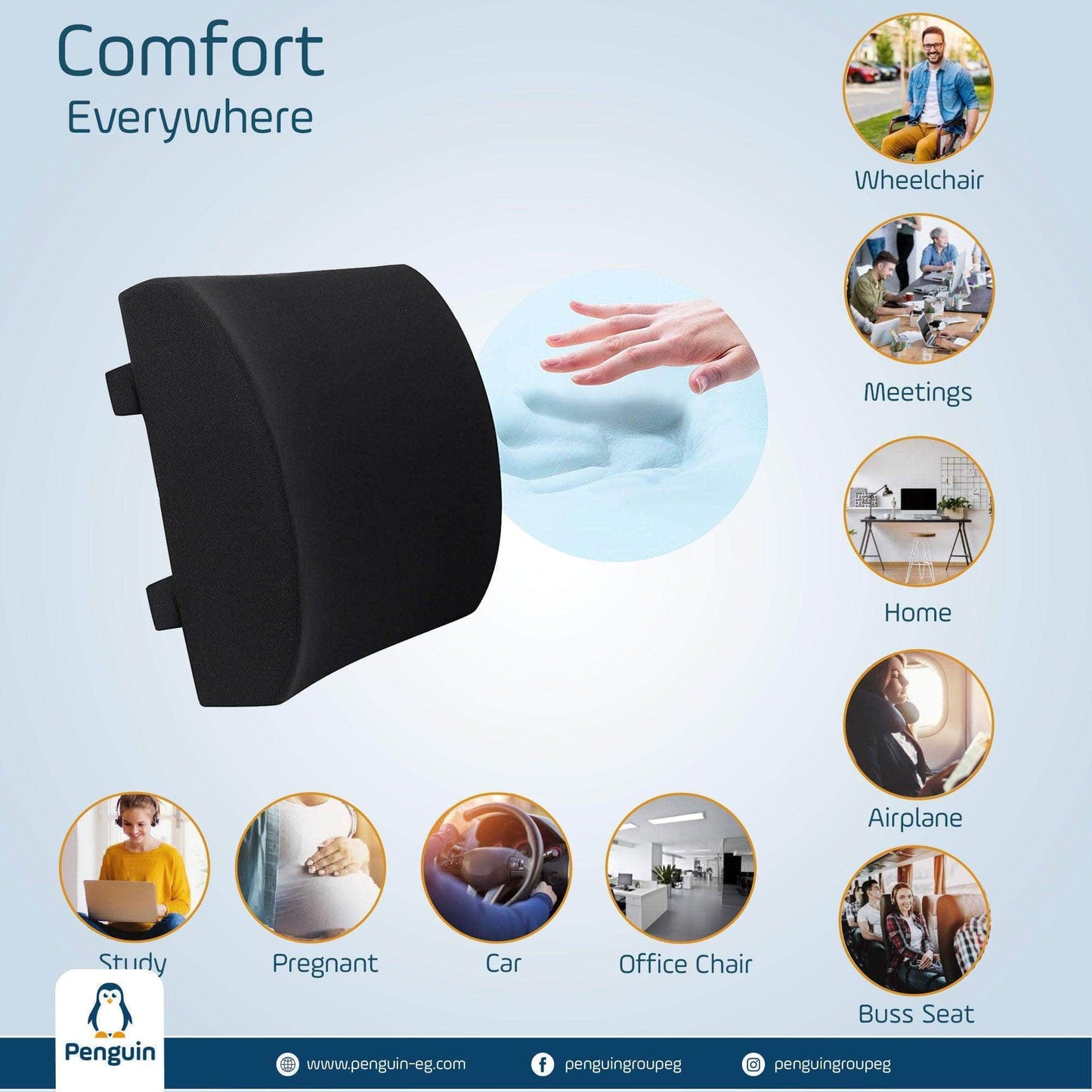 Penguin Group Cushions Lumbar Premium Cushion