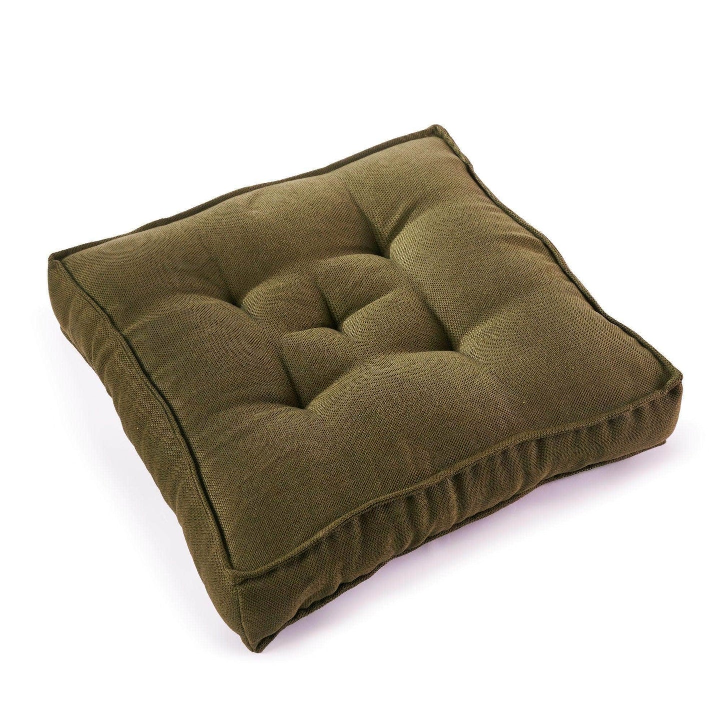 Penguin Group Cushions Oil Green Cotton Square Cushion 50×50×10 cm