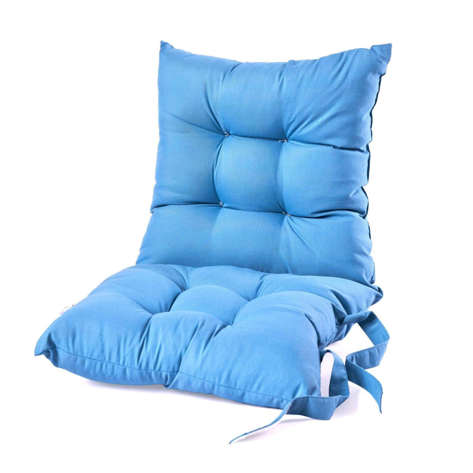 Penguin Group Cushions Skyblue Fiber Double Folded Chair Cushion 65×30 cm