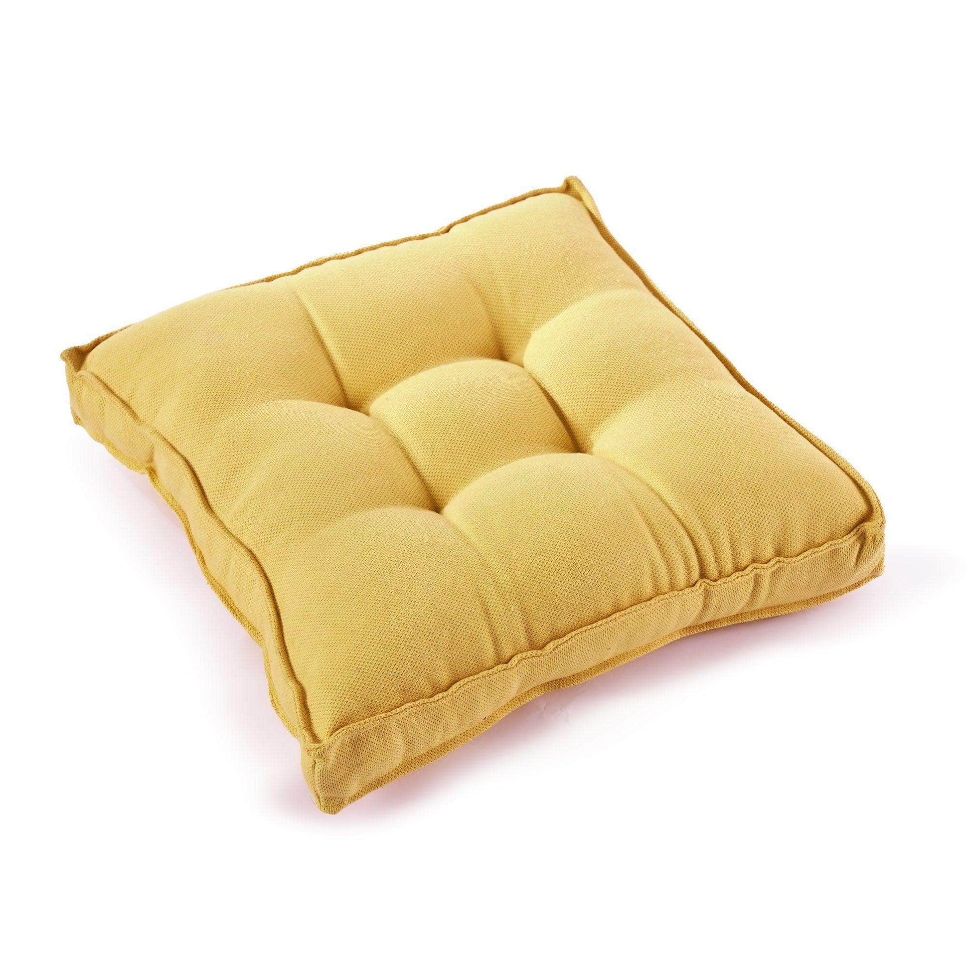 Penguin Group Cushions Yellow Cotton Square Cushion 45×45×7 cm