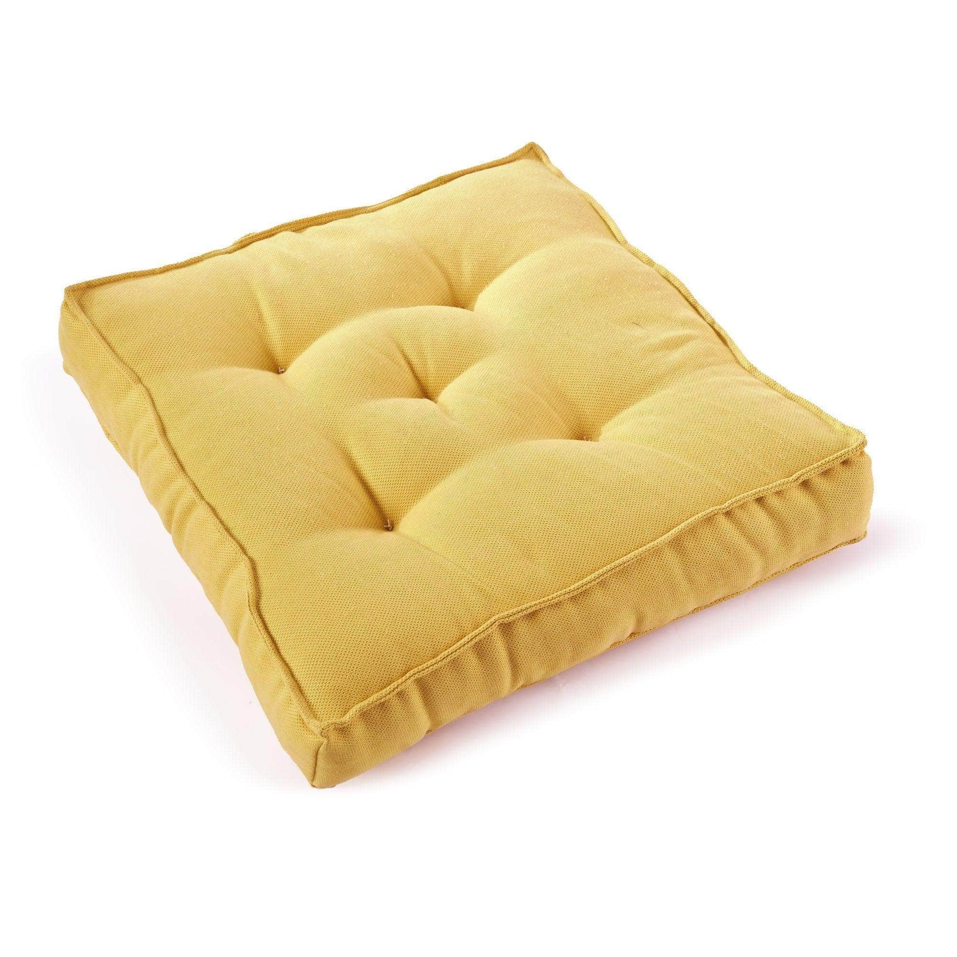 Penguin Group Cushions Yellow Cotton Square Cushion 50×50×10 cm