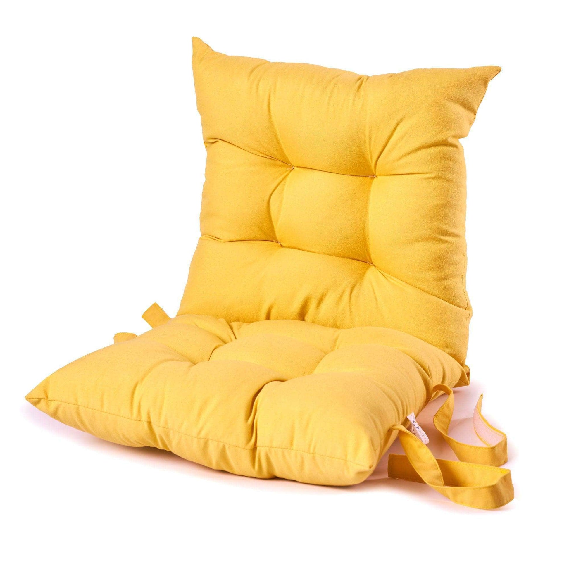 Penguin Group Cushions Yellow Fiber Double Folded Chair Cushion 65×30 cm