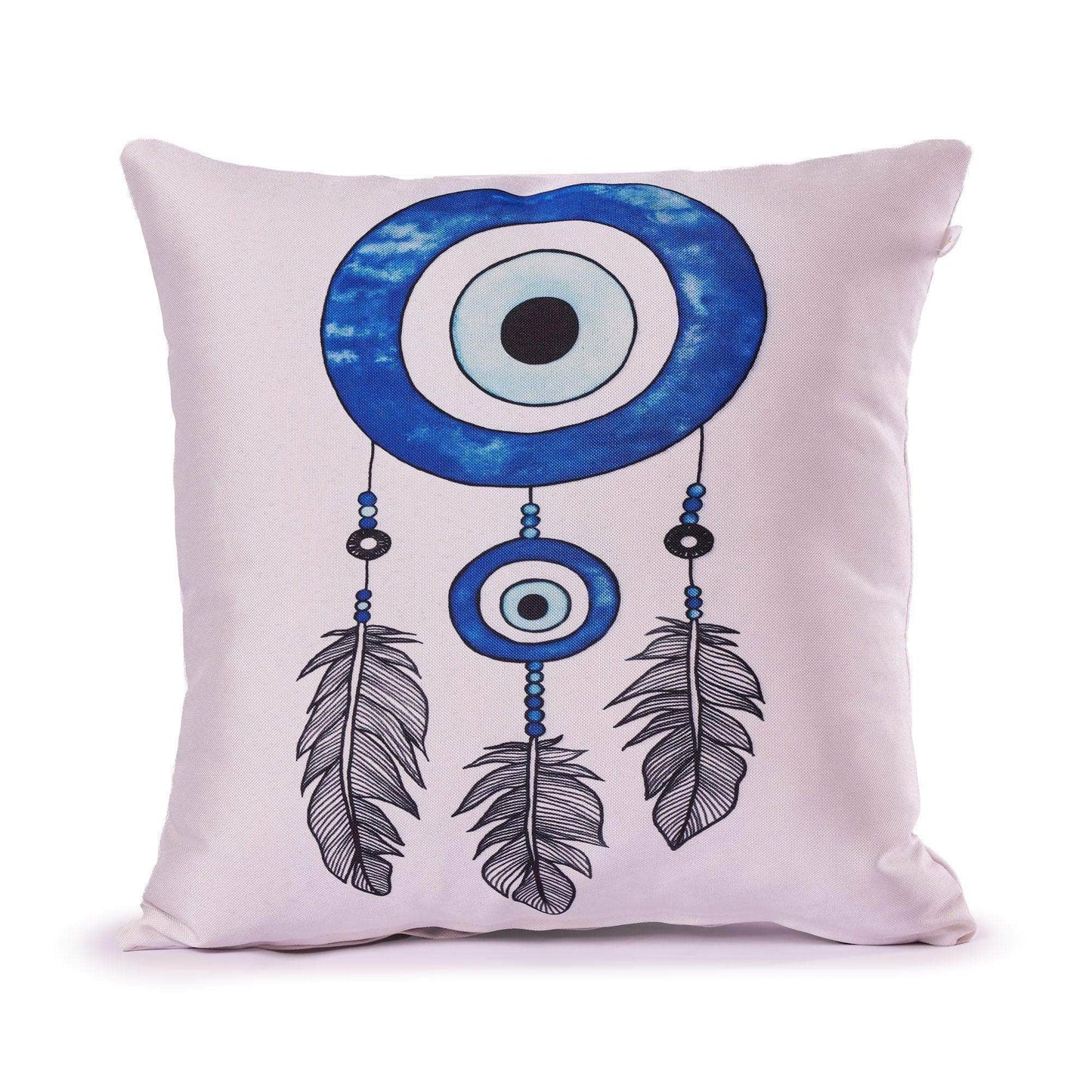 Penguin Group Feather-BlueEye Blue Eye Throw Pillows