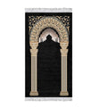 Mosque tassel fringed prayer mat