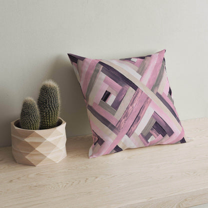 Penguin Group Pillows Pinky-Black Diamond Velvet Throw Pillow